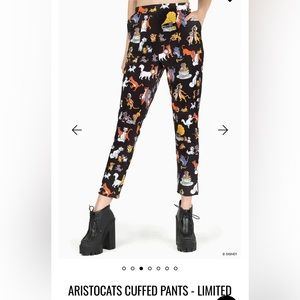 Blackmilk clothing aristocats cuffed pants
